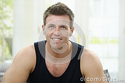 Muscular man Stock Photo