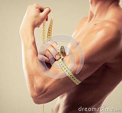 Muscular man Stock Photo