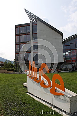 MuSe, Museum of science for children in Trento Editorial Stock Photo