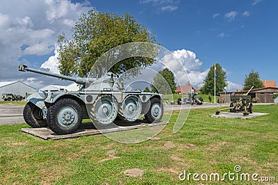 Musee de l'Abri in Hatten. Alsace region in France Editorial Stock Photo