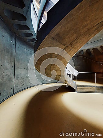 Musee gallo romain, roman museum on the fourviere hill, Lyon old town, France Stock Photo