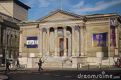 Musee Rath art museum in Geneva Editorial Stock Photo