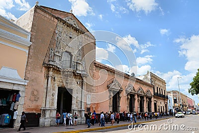 Museo Casa Montejo Merida Editorial Stock Photo