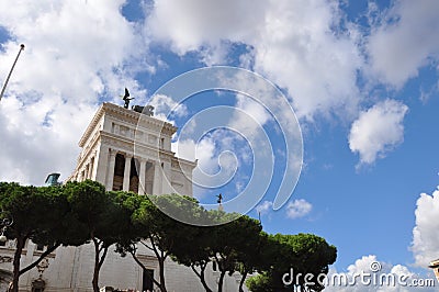 Atlar of the Fatherland - Rome, Italy Stock Photo