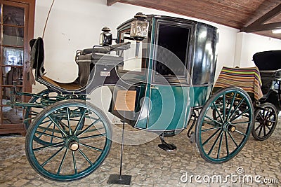 Museum of Animal Traction Cars Editorial Stock Photo