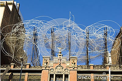 Museum Antoni Tapies, Barcelona, Spain Stock Photo