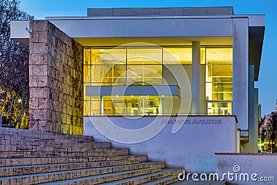 Museum of the Ara Pacis Editorial Stock Photo