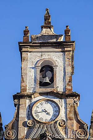 Museum of Betrayal on Tiradentes Square in UNESCO World Heritage City Ouro Preto, Minas Gerais, Brazil Stock Photo