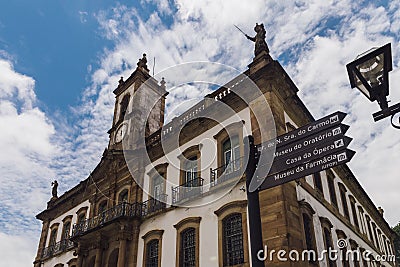 Ouro Preto, Minas Gerais, Brazil Landmark Stock Photo