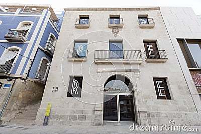 Museum of contemporary art of the city of Alicante Editorial Stock Photo