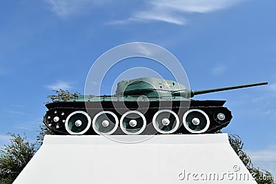 Museum copy of the tank Stock Photo