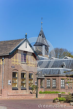 Museum in the former town hall in Urk Editorial Stock Photo