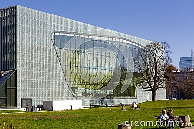 Museum of the History of Polish Jews Editorial Stock Photo