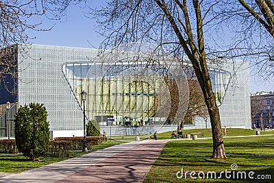 Museum of the History of Polish Jews, Warsaw Editorial Stock Photo