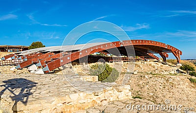 Museum of Kourion, an ancient city in Cyprus Editorial Stock Photo