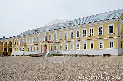 Museum of the legacy of St. Neil in Nilo-Stolobenskaya deserted monastery, Tver region, Russia Editorial Stock Photo