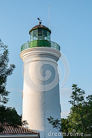 Museum lighthouse old lighthouse in Sulina, Danube Delta, Romania Editorial Stock Photo