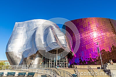 Museum of Pop Culture in Seattle Editorial Stock Photo