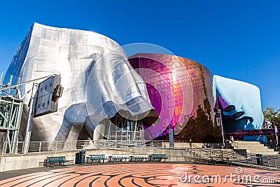 Museum of Pop Culture in Seattle Editorial Stock Photo