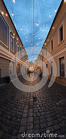 Museum quare in Cluj-Napoca Editorial Stock Photo