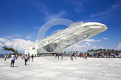 Museum of Tomorrow (Museu do Amanha) in Rio de Janeiro, Brazil Editorial Stock Photo