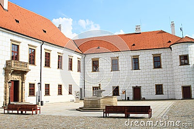 Museum of Vysocina in Trebic palace Editorial Stock Photo