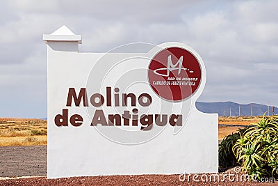 Museum windmill Antigua Fuerteventura, Canary Islands, Spain 5 M Stock Photo