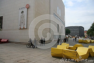 Museumsquartier Editorial Stock Photo