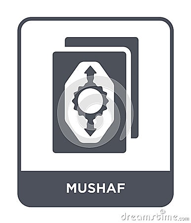 mushaf icon in trendy design style. mushaf icon isolated on white background. mushaf vector icon simple and modern flat symbol for Vector Illustration