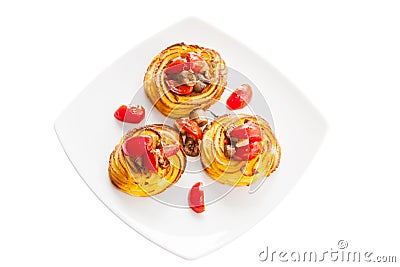 Mushroom Vol au Vent Stock Photo