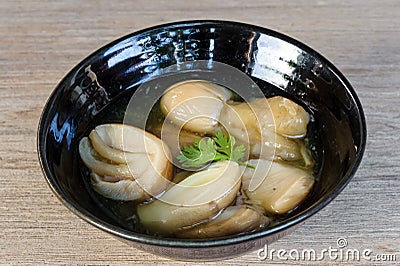 Mushrooms soup.thai food Stock Photo