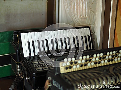 Music accordeon Stock Photo