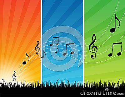 Music background Stock Photo