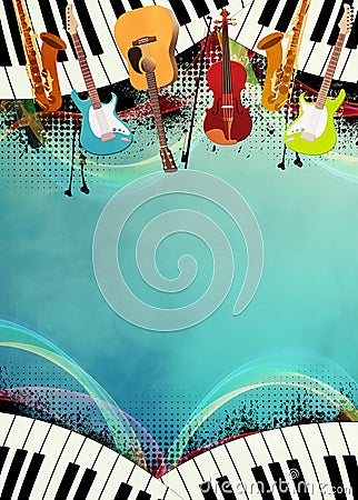 Music background Stock Photo