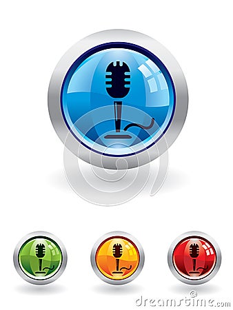 Music button from series Vector Illustration