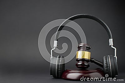 Music Copyright Laws Concept Stock Photo