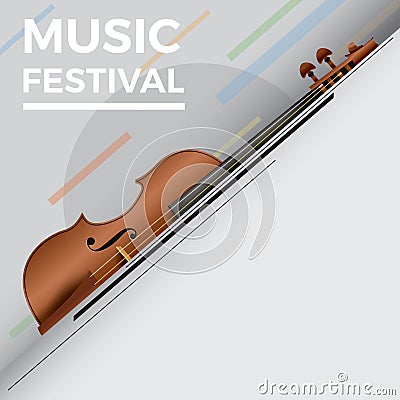 Music festival design Vector Illustration