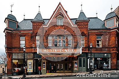 The Music Hall in Tarrytown, New York Editorial Stock Photo