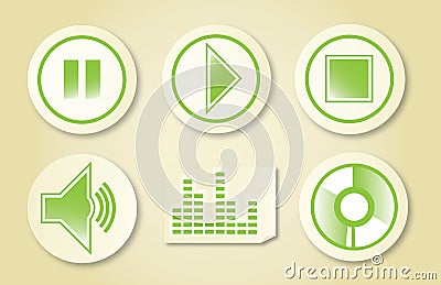Music Icons 2 Vector Illustration