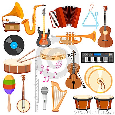 Music instrument Vector Illustration