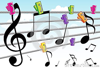 Music And Melody Stock Photo