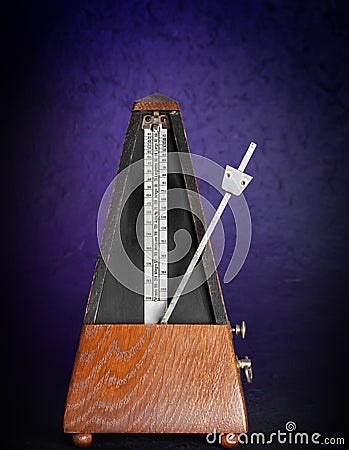 Music metronome Stock Photo