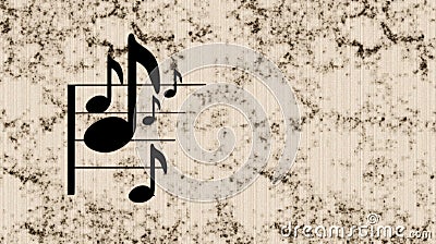 Music Note Stock Photo