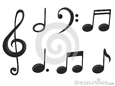 Music note Vector Illustration