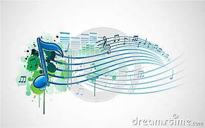 Music note design Vector Illustration