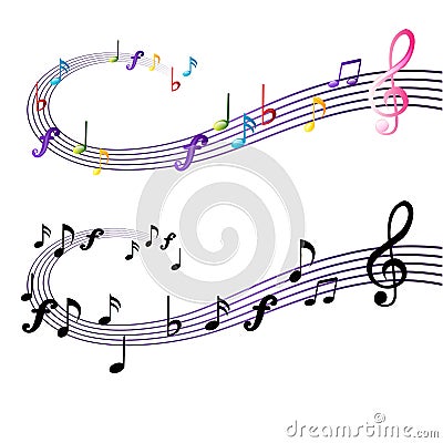 Music note design Stock Photo