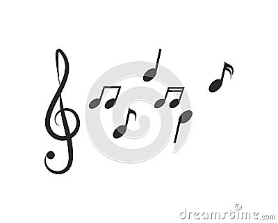 Music note Icon Vector Illustration