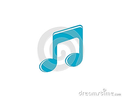 Music note Icon Vector Vector Illustration