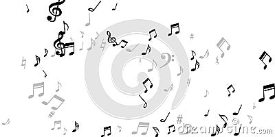 Music note icons vector illustration. Sound Vector Illustration