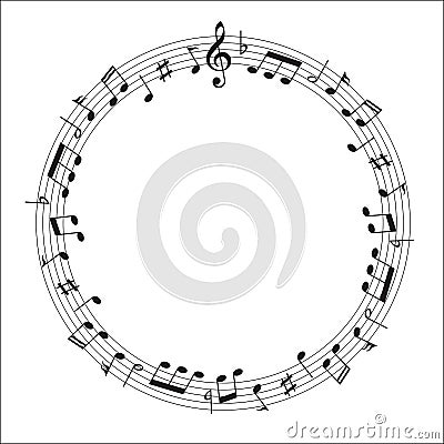 Music note music Stock Photo